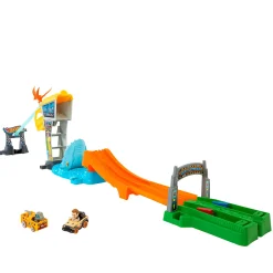 Jongens> Hot Wheels racerverse blauw raptor rush track set