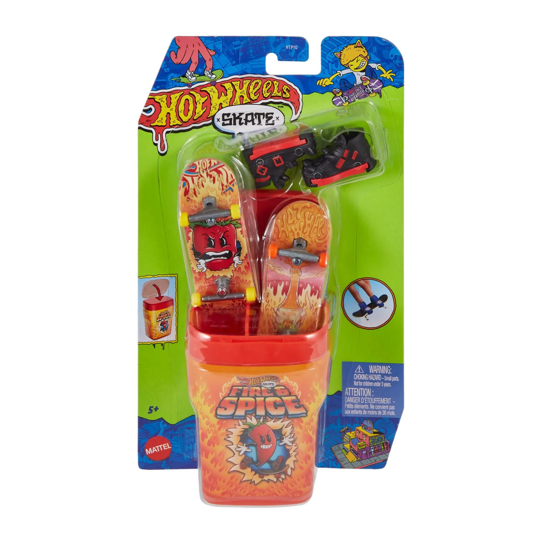 Stuntsets|Jongens> Hot Wheels Skate Flavor Container 2-Pack Assortme