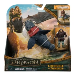 Meisjes|Speelfiguren> How To Train Your Dragon Dragon And Viking  & Fishlegs