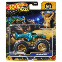 Auto's|Jongens> Hw monster truck bigfoot trophy champions assorti