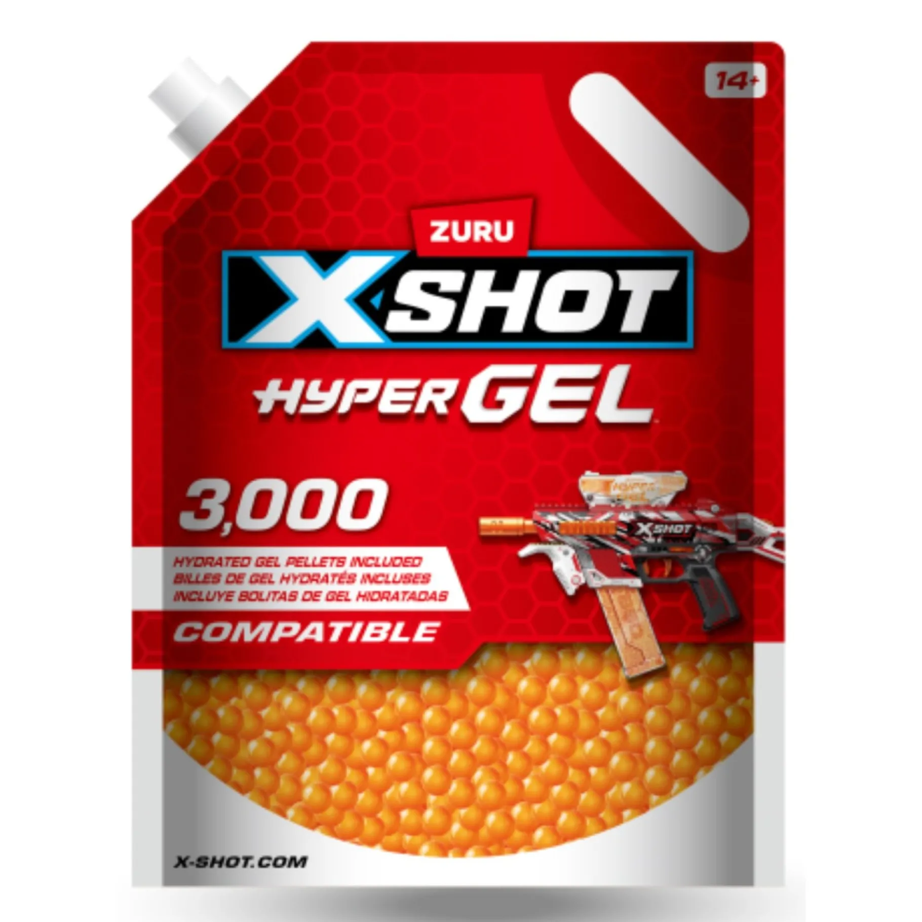 Blasters|Jongens>Zuru Hyper gel gellet refill 3000 stuks