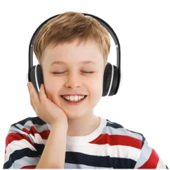 Koptelefoon></noscript>Idance hoofdtelefoon draadloos roze metal