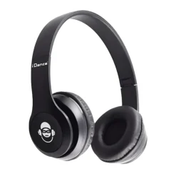 Koptelefoon>Idance hoofdtelefoon draadloos zwart metal