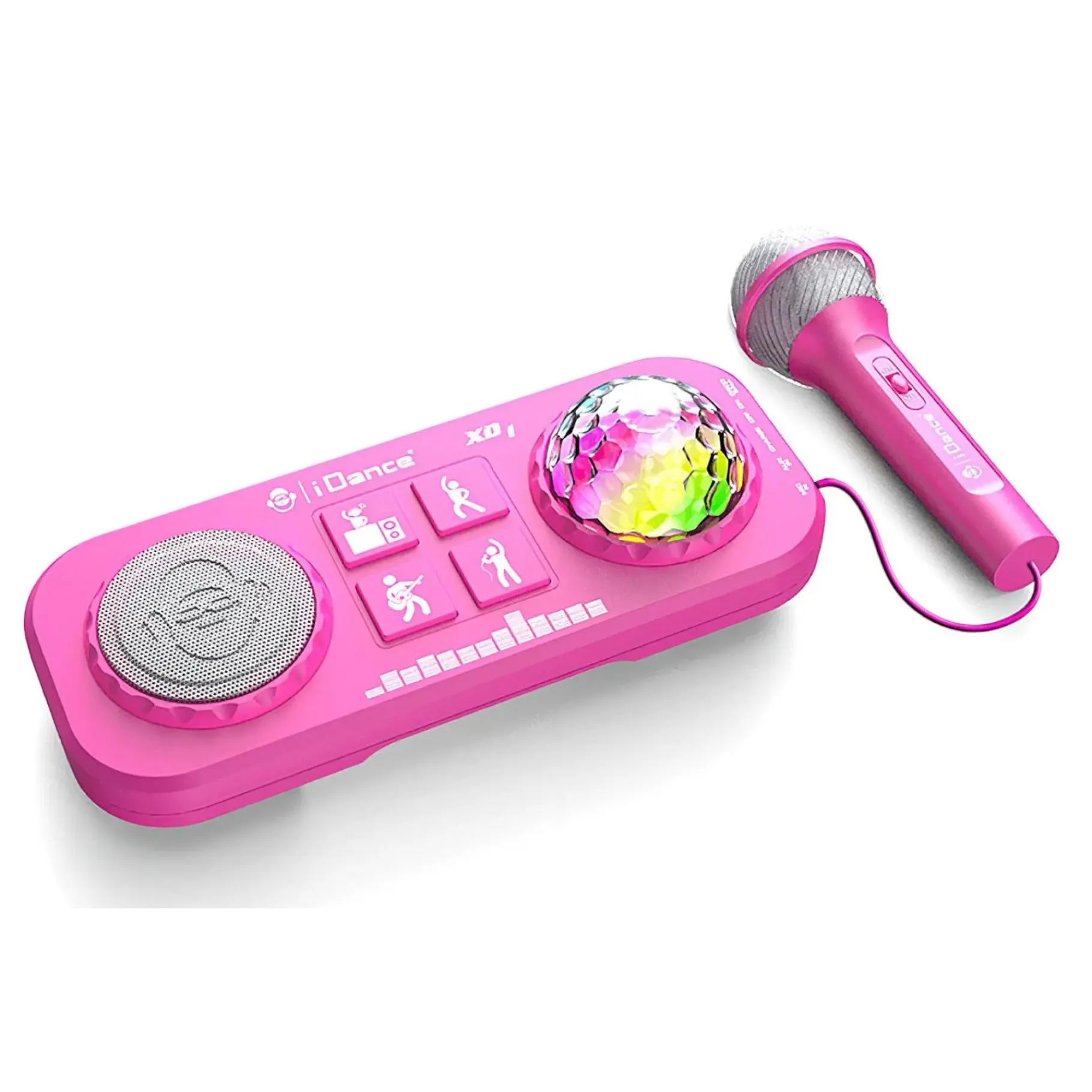 Disco> Idance Party Mix Set Roze met Licht, Geluid en Mic