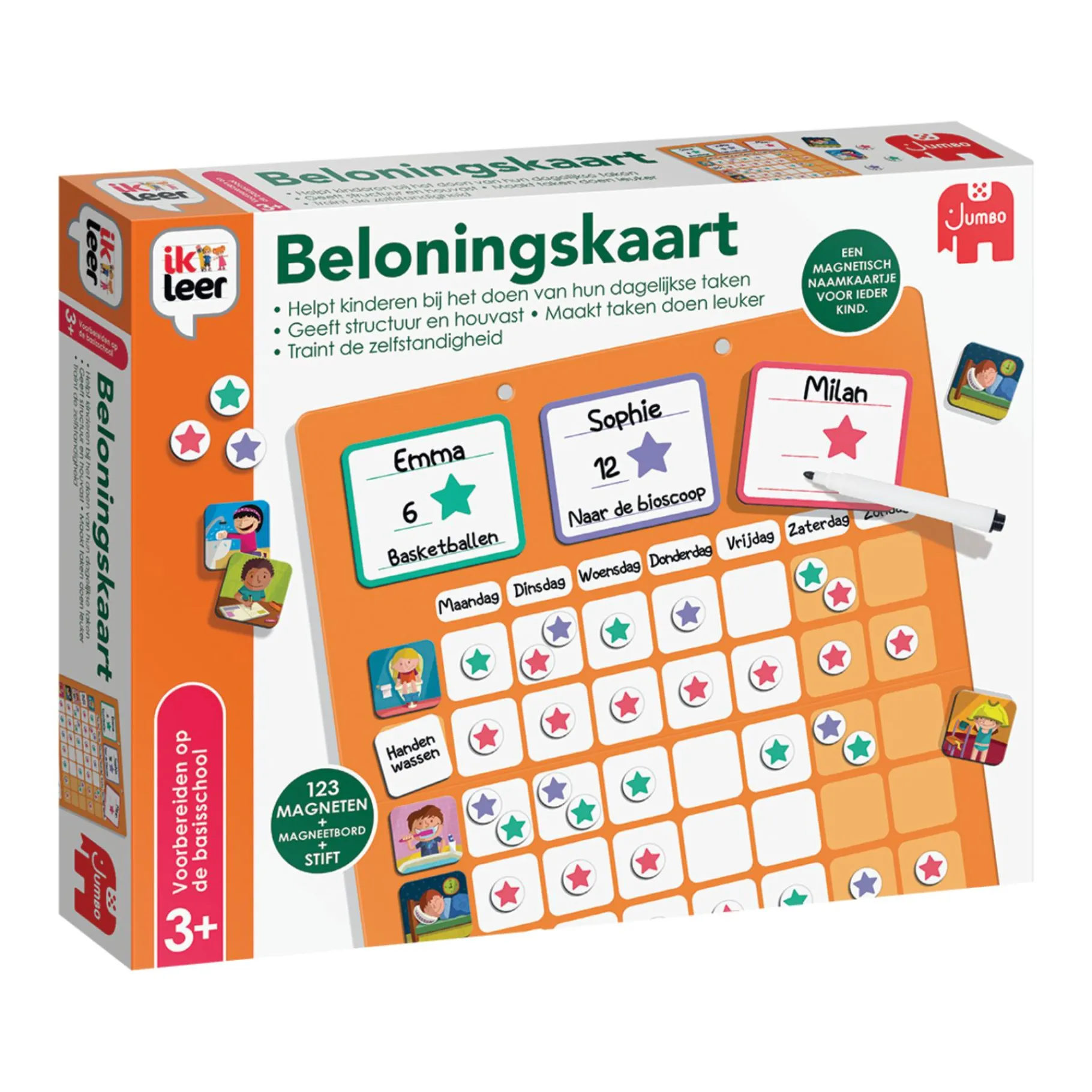 Educatieve Spellen> Ik leer beloningskaart