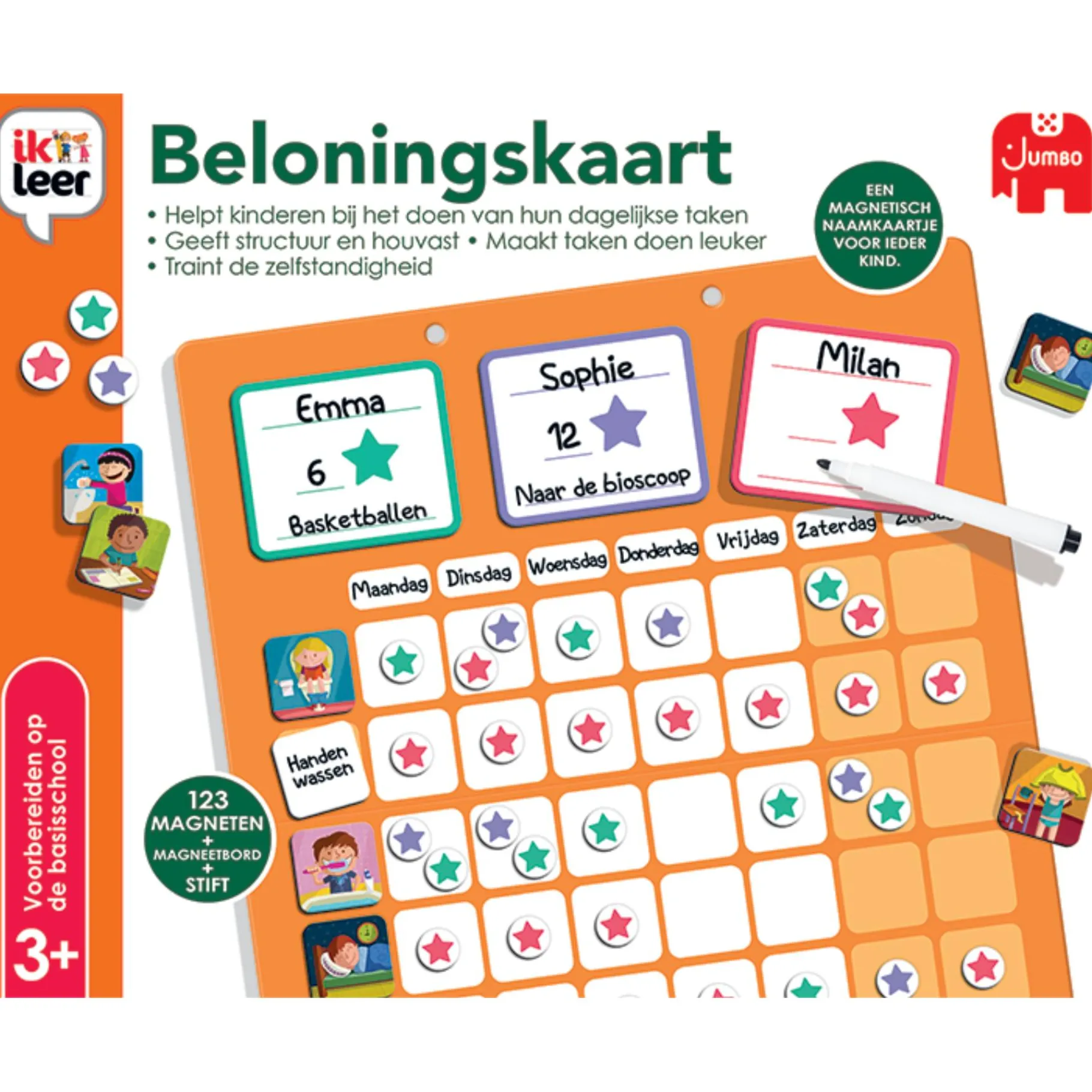 Educatieve Spellen> Ik leer beloningskaart
