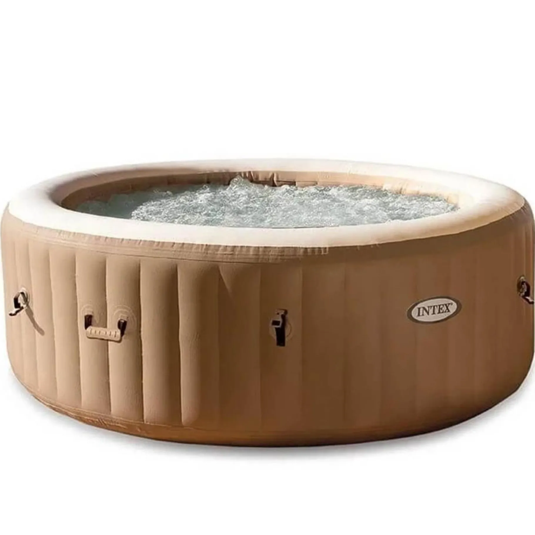 Zwemmen En Waterspeelgoed>Intex PureSpa Jacuzzi Bubble Massage 4 pers. 196 cm + energy efficient afdekzeil