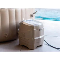 Zwemmen En Waterspeelgoed>Intex PureSpa Jacuzzi Bubble Massage 4 pers. 196 cm + energy efficient afdekzeil