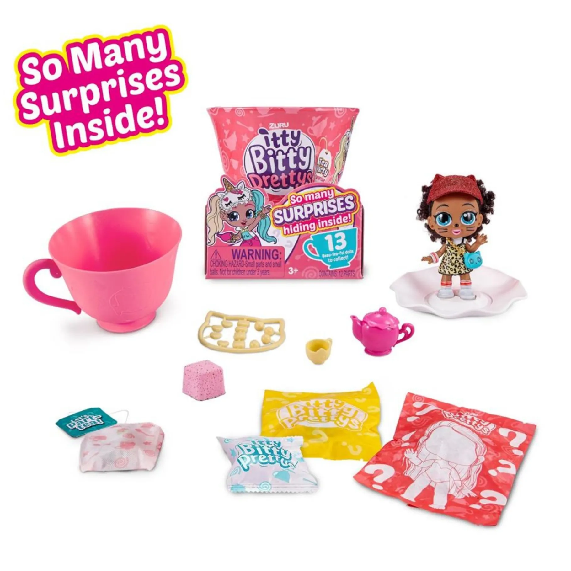 Surprise>Zuru Itty Bitty Pretty Klein Theekopje Met Pop En 12 Verrassingen