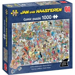 Legpuzzels>Jumbo Jan van Haasteren Bij De Kapper 1000 stukjes