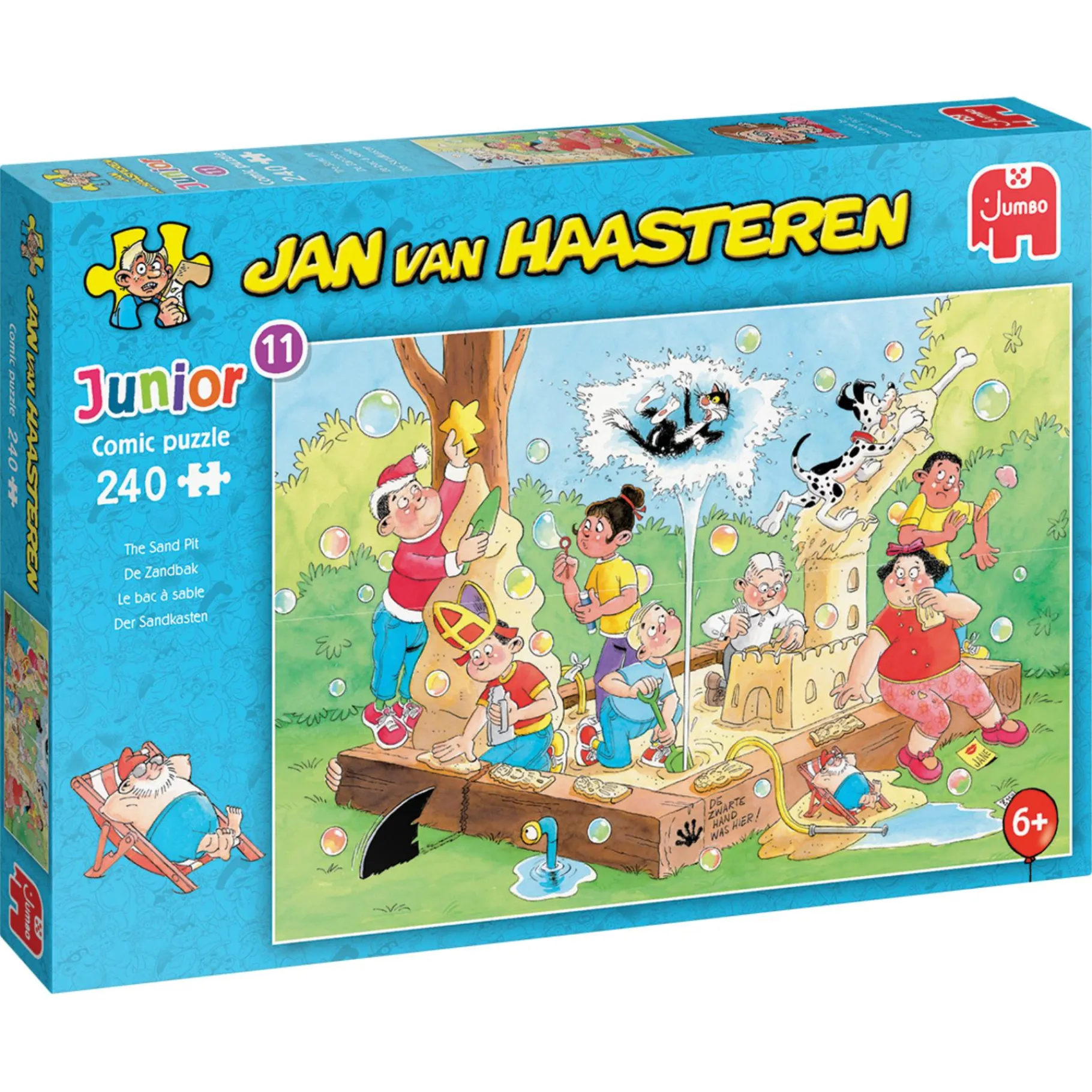 Legpuzzels>Jumbo Jan van Haasteren Junior puzzel de zandbak 240 stukjes