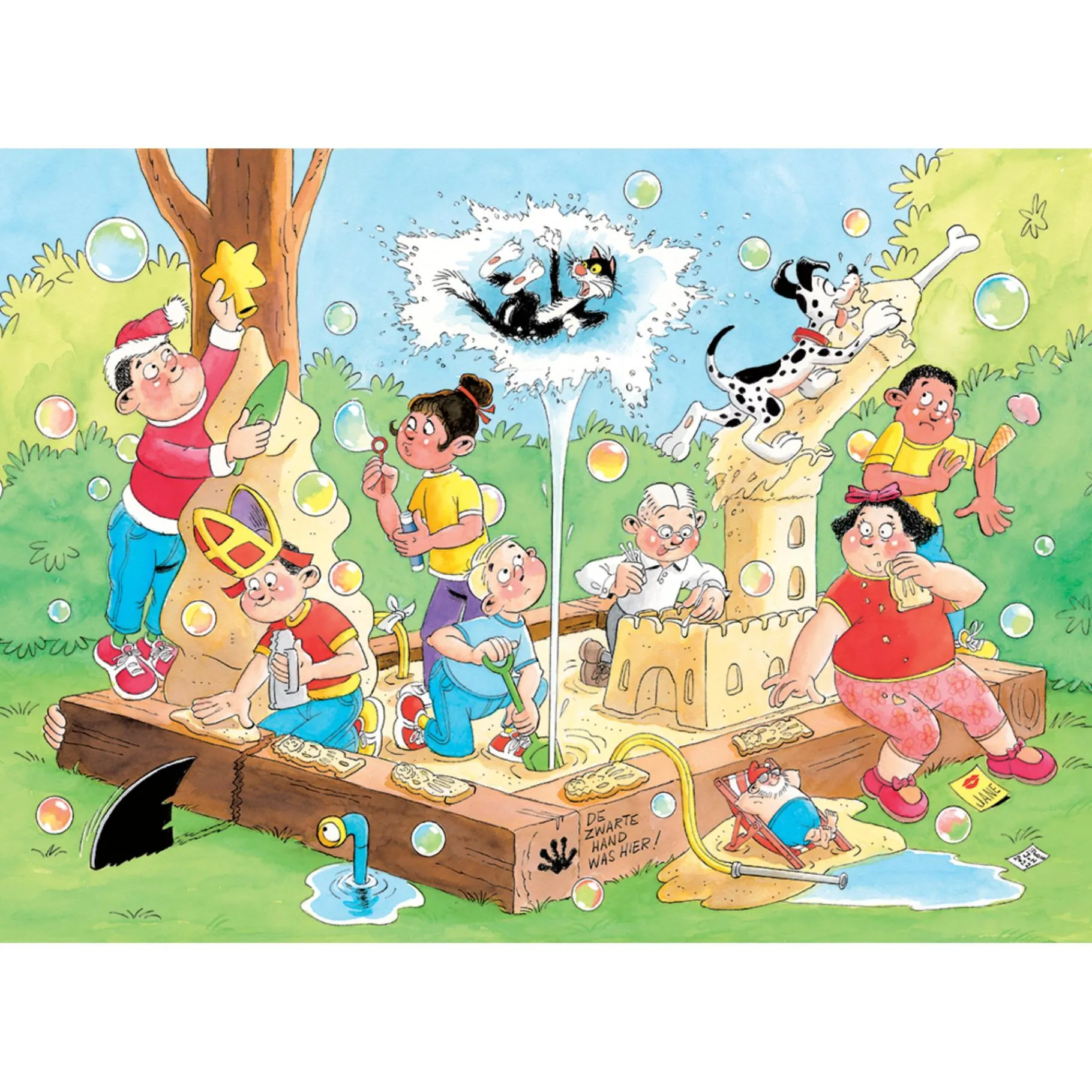 Legpuzzels>Jumbo Jan van Haasteren Junior puzzel de zandbak 240 stukjes