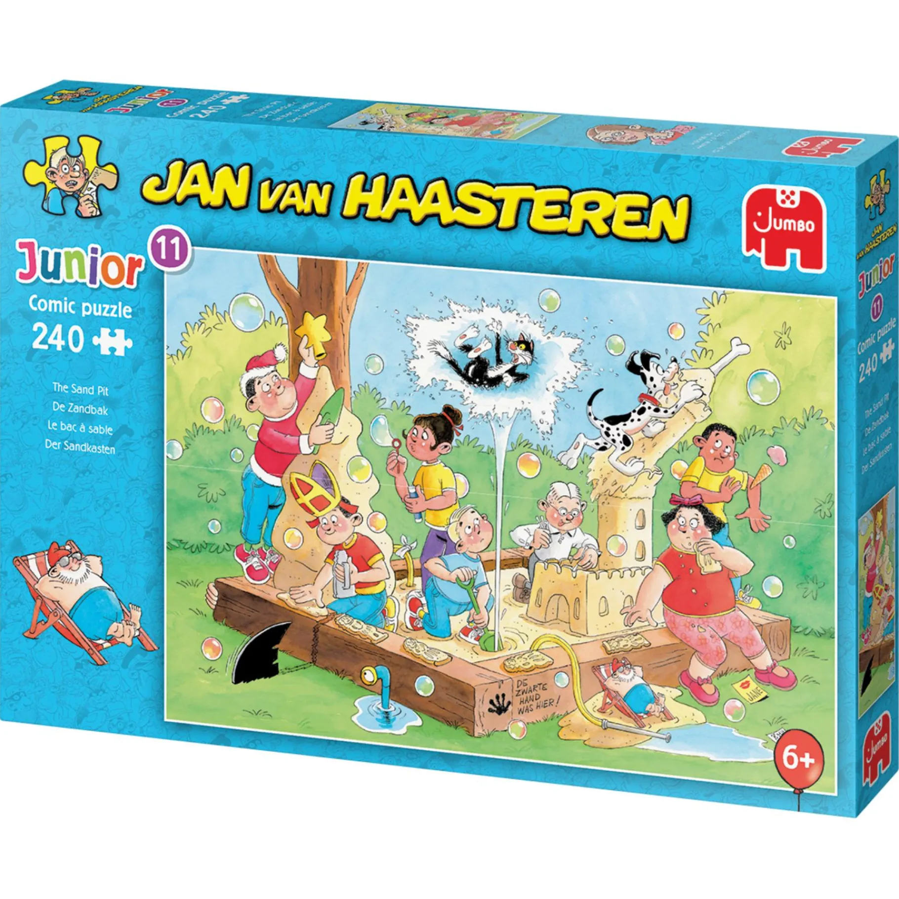 Legpuzzels>Jumbo Jan van Haasteren Junior puzzel de zandbak 240 stukjes