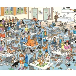 Legpuzzels>Jumbo Jan Van Haasteren Puzzel De Kattenshow 2000  Stukjes