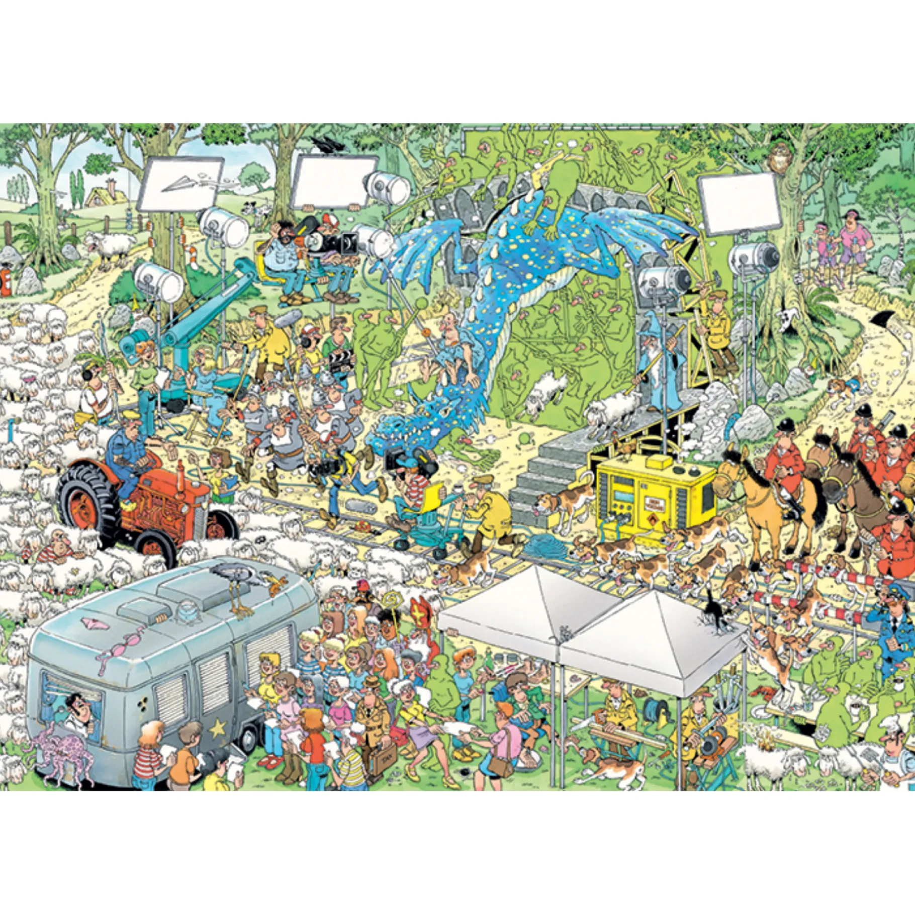 Legpuzzels>Jumbo Jan Van Haasteren Puzzel 2000 stukjes De Filmset