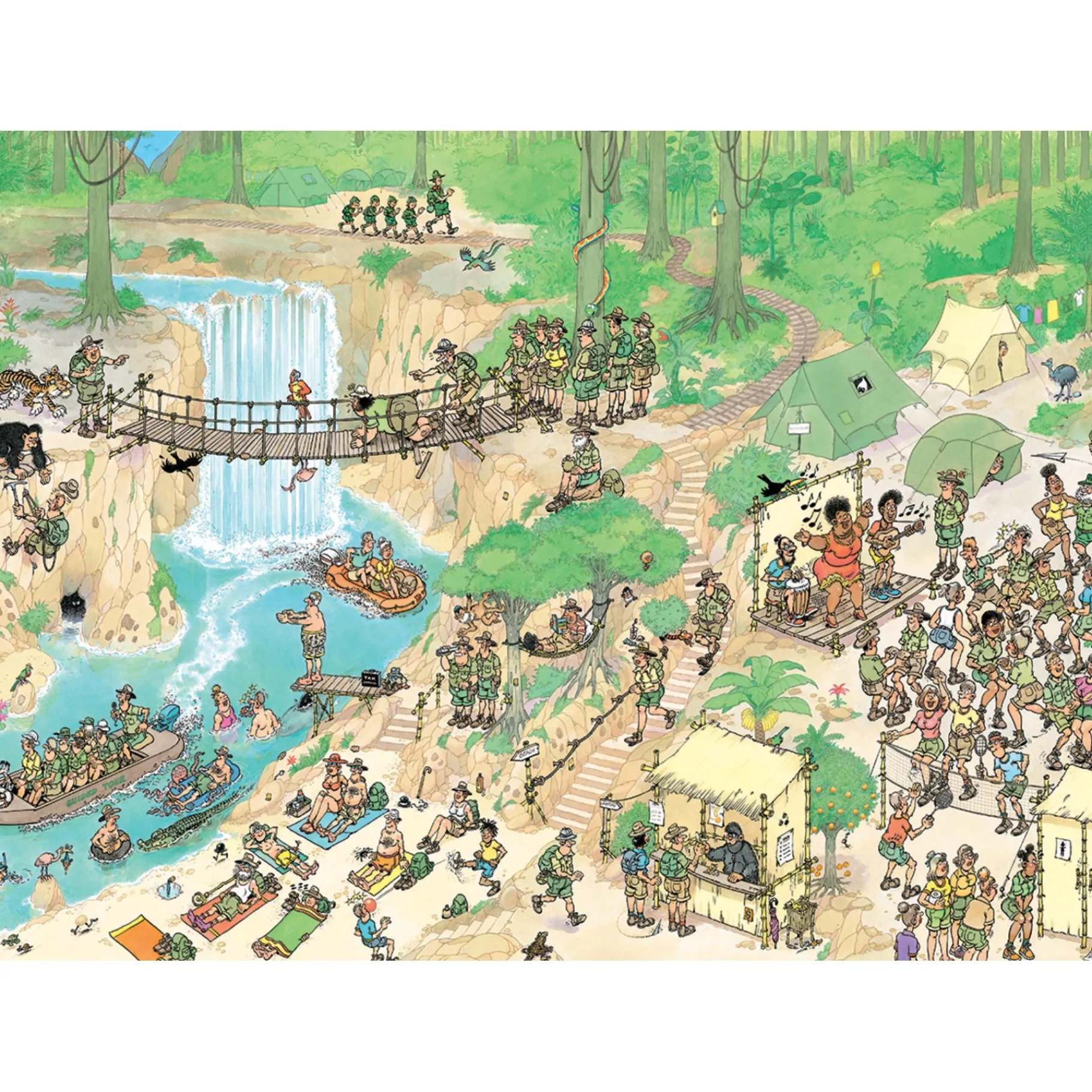 Legpuzzels> Jan Van Haasteren puzzel jungle tour 1000 stukjes