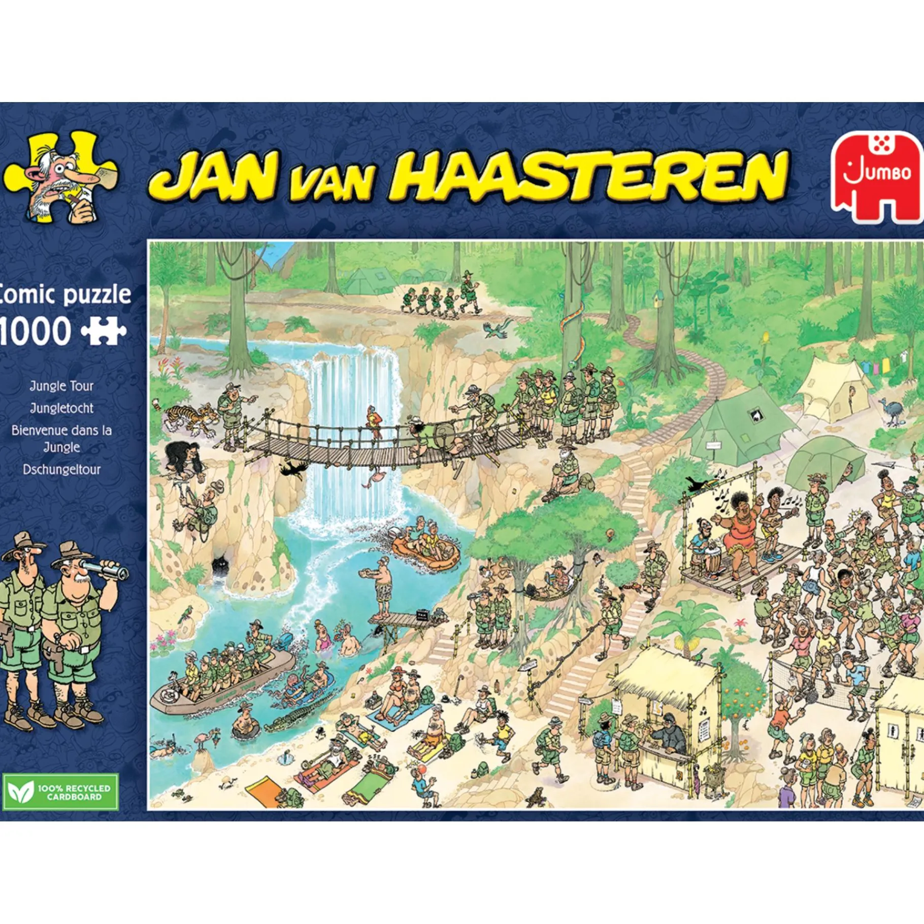 Legpuzzels> Jan Van Haasteren puzzel jungle tour 1000 stukjes