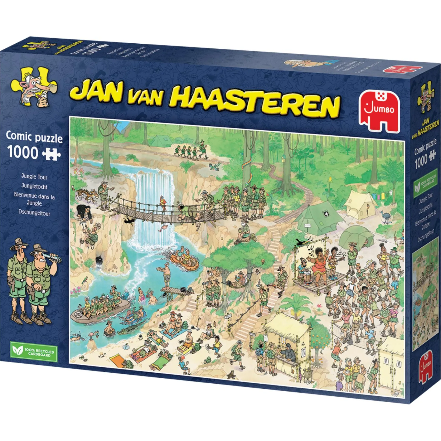 Legpuzzels> Jan Van Haasteren puzzel jungle tour 1000 stukjes