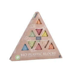 Babyspeelgoed>Jipy bioplastic 9 zachte blokken driehoek