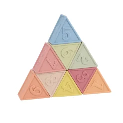 Babyspeelgoed>Jipy bioplastic 9 zachte blokken driehoek