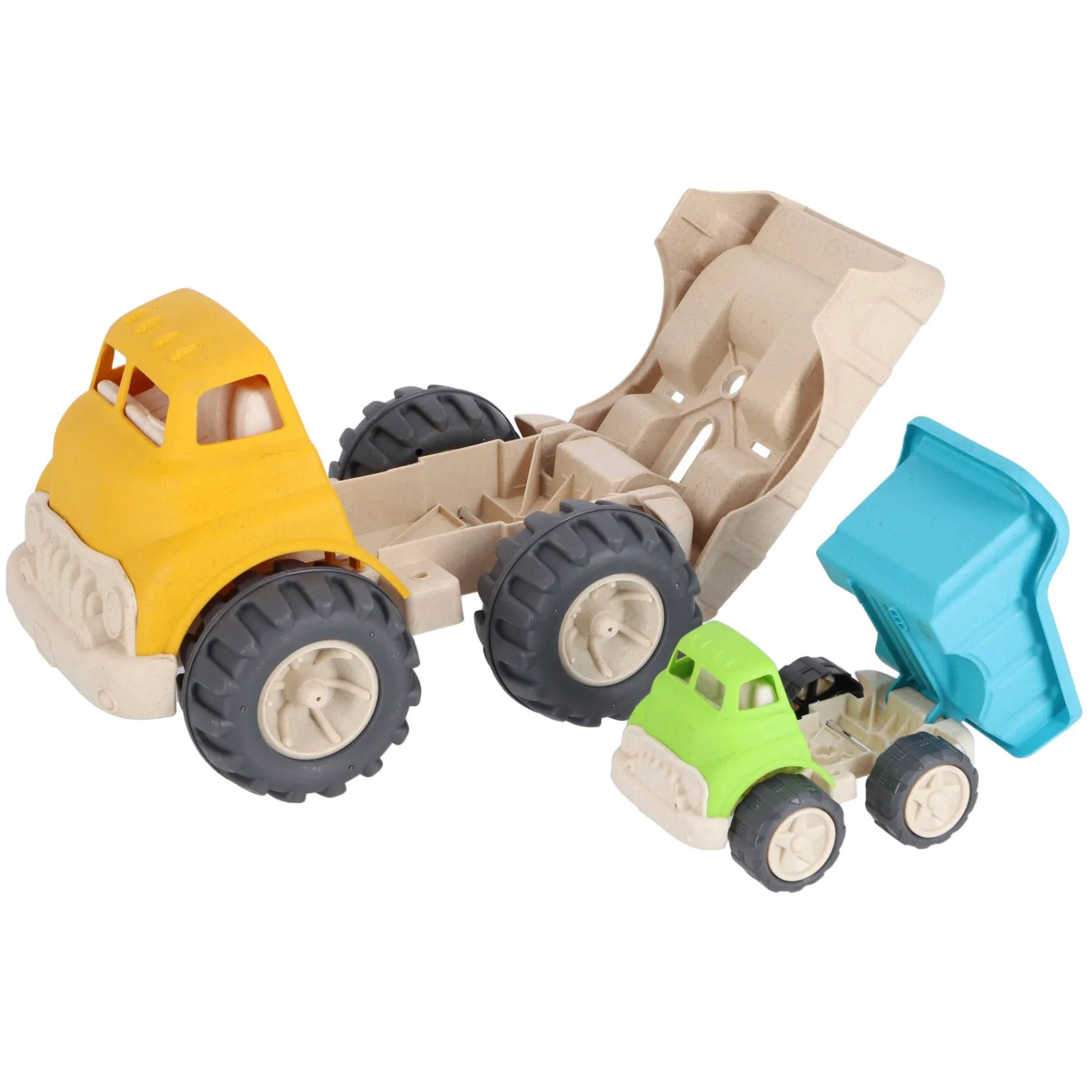 Auto's|Jongens>Jipy bioplastic Bouwvoertuigenset