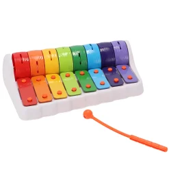 Instrumenten> Jipy discover xylofoon met rollers gekleurd
