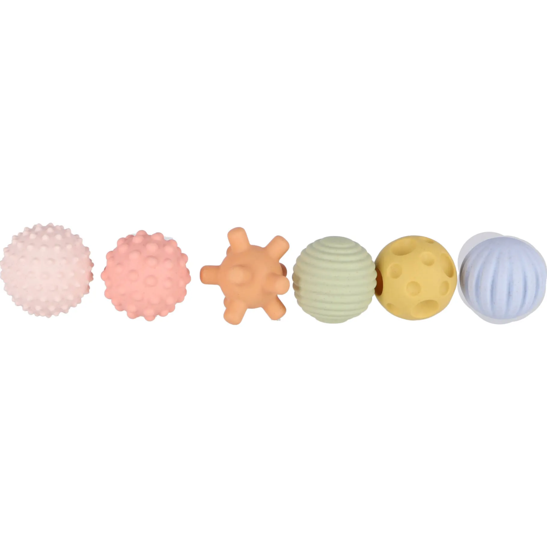 Babyspeelgoed>Jipy speel en leer ballen 6 stuks