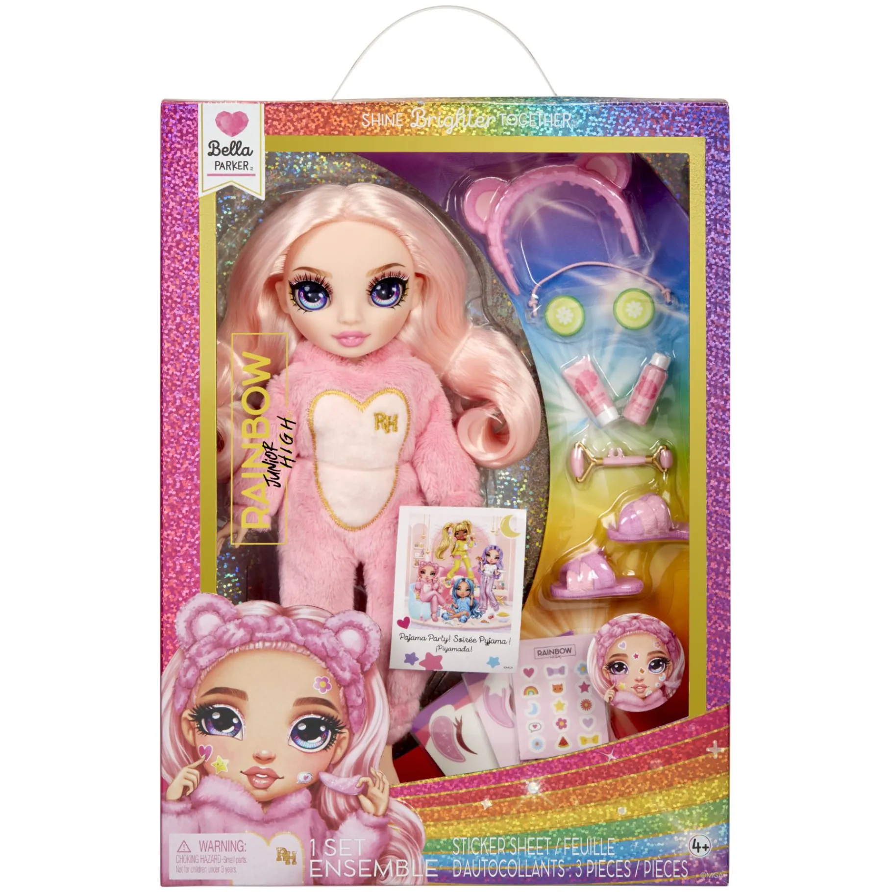 Tienerpoppen|Meisjes> Jr. High PJ Party Modepop Bella (Pink)