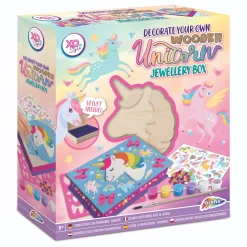 Knutselsets> Juwelendoos eenhoorn maken hout