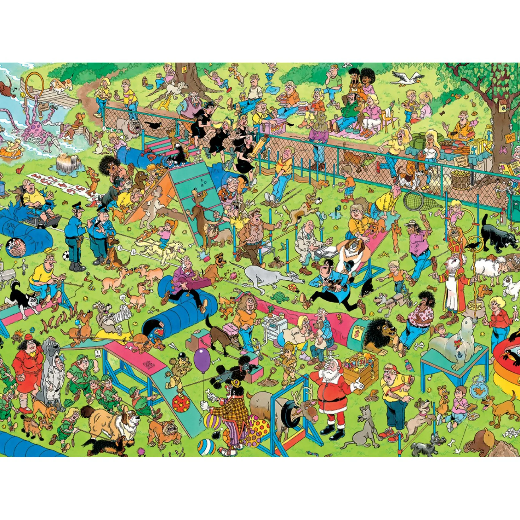 Legpuzzels> JvH Hondenparcours 1000 stukjes