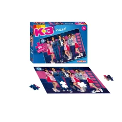 Houten Puzzels> K3 50 Stuks 3 Biggetjes En De Wolven