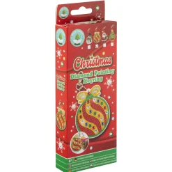 Diamond Painting></noscript> Kerst diamond painting sleutelhanger 4 assorti