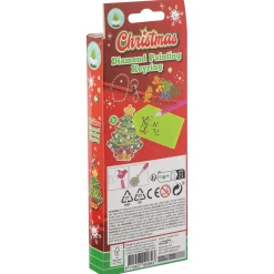 Diamond Painting></noscript> Kerst diamond painting sleutelhanger 4 assorti