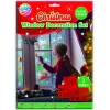 Stickers> Kerst raam stickerset 3 x A4 met stift