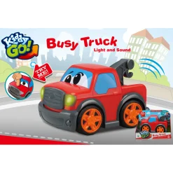 Voertuigen|Baby Voertuigen></noscript> KiddyGo auto pick up truck 19 cm met licht en geluid rood