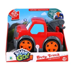 Voertuigen|Baby Voertuigen></noscript> KiddyGo auto pick up truck 19 cm met licht en geluid rood