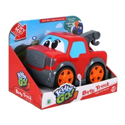 Voertuigen|Baby Voertuigen></noscript> KiddyGo auto pick up truck 19 cm met licht en geluid rood