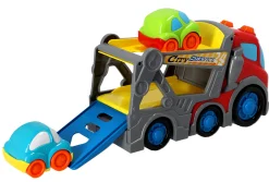 Voertuigen|Baby Voertuigen></noscript> KiddyGo auto transporter 31 cm met licht en geluid