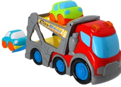 Voertuigen|Baby Voertuigen></noscript> KiddyGo auto transporter 31 cm met licht en geluid