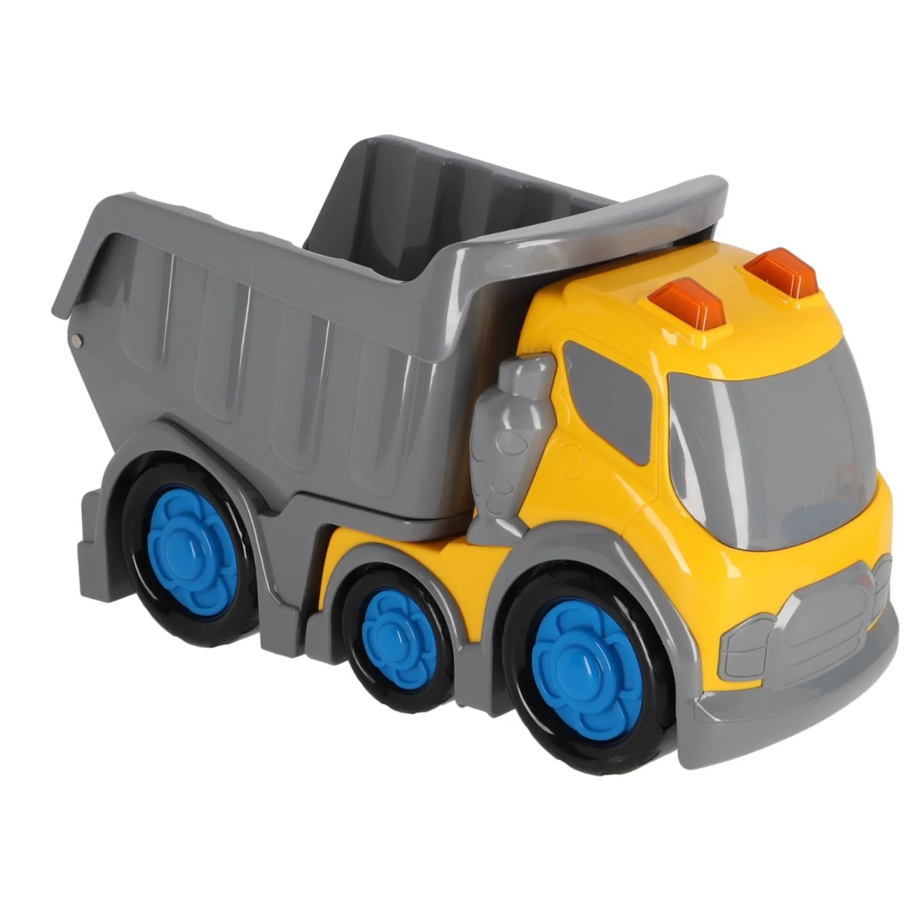 Voertuigen|Baby Voertuigen> KiddyGo dump truck met licht en geluid 31 cm