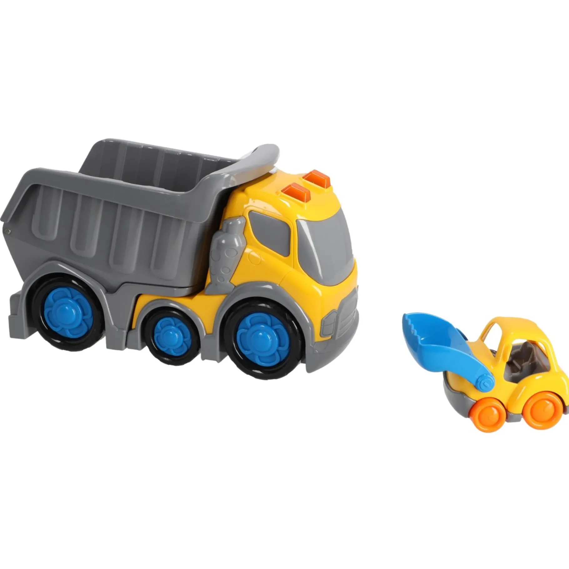 Voertuigen|Baby Voertuigen> KiddyGo dump truck met licht en geluid 31 cm