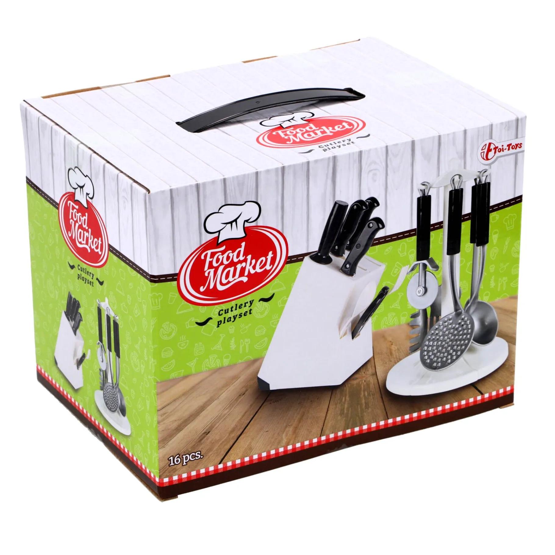 Keukengerei|Meisjes> Kinder keuken messenset 16-delig