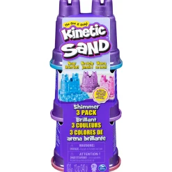 Speelzand|Speelmais>Spinmaster Kinetic Sand Shimmers 3 Pack