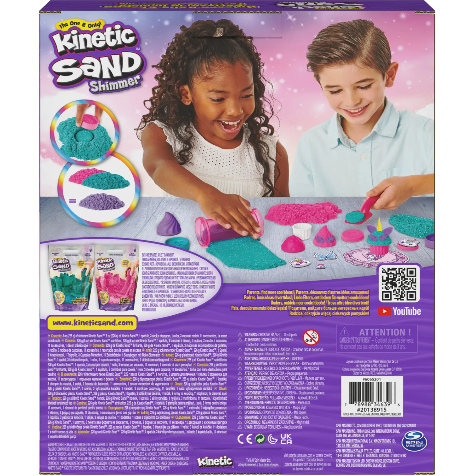Speelzand|Speelmais>Spinmaster Kinetic Sand Unicorn Bake Shoppe