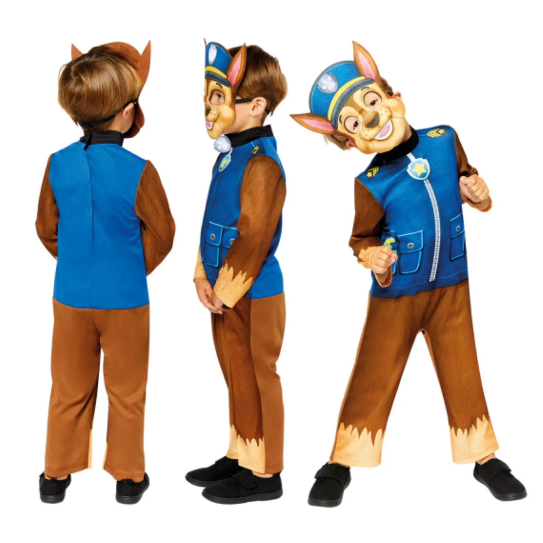 Verkleden|Jongens> Kleding Paw Patrol Chase 3-4 Jaar