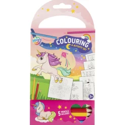 Kleurboeken> Kleur en Activiteiten boek Mini 60 Pagina's 2 Asst