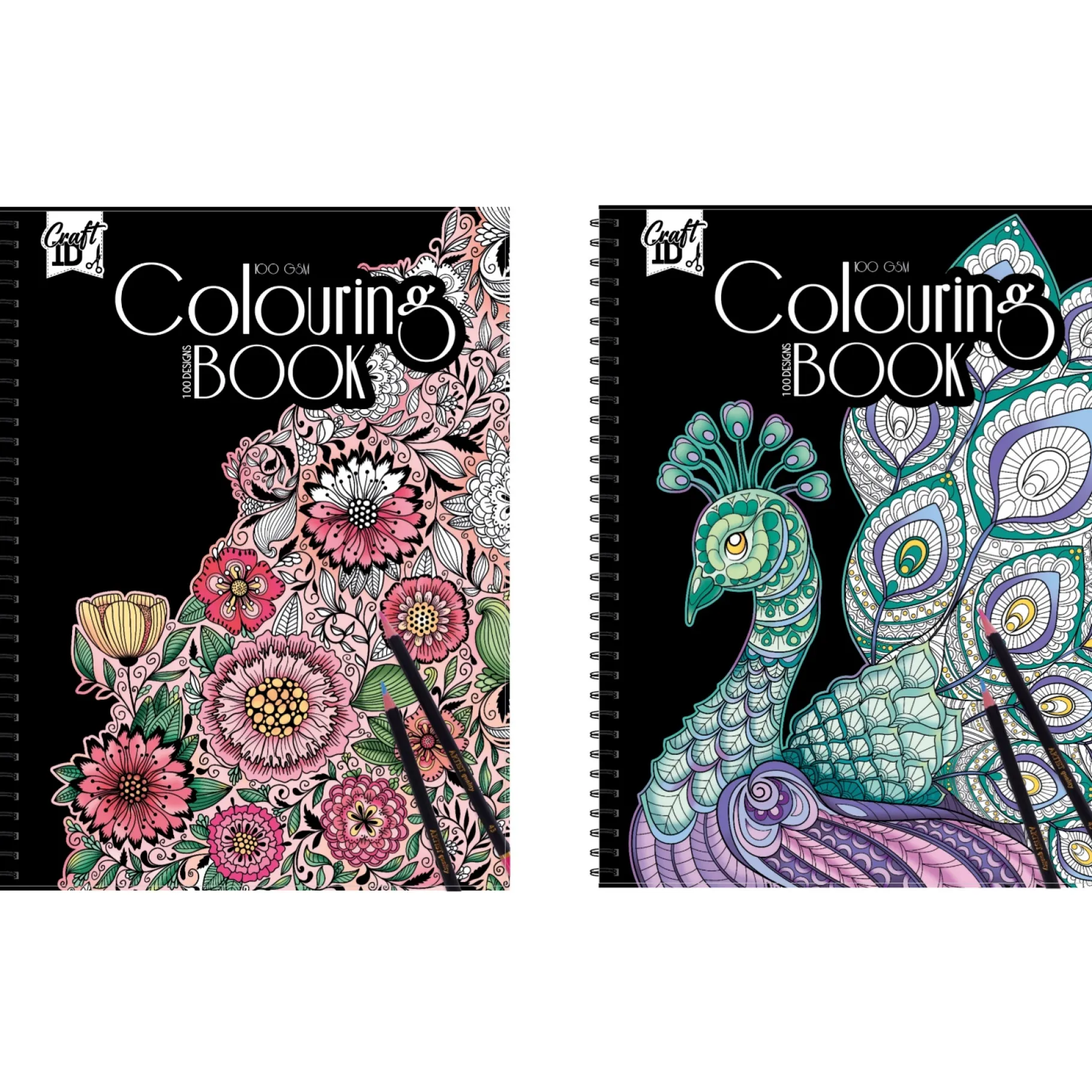 Kleurboeken> Kleurboek 29,7 x 21 cm 2 assorti