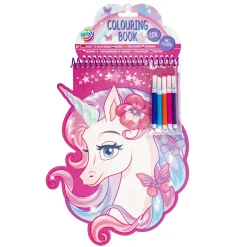 Kleurboeken> Kleurboek dino / eenhoorn met stiften en stickers