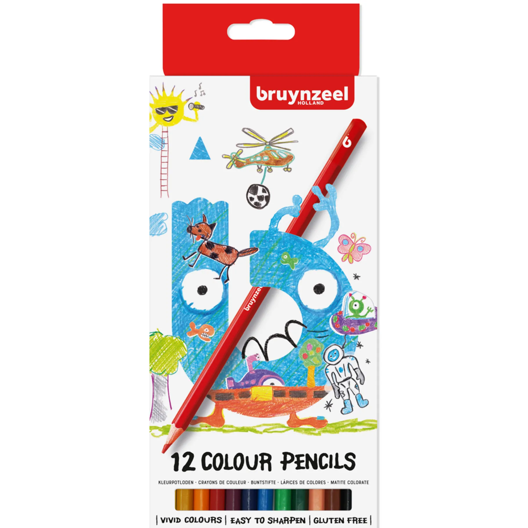 Tekenen / Kleuren>Bruynzeel Kleurpotloden 12 Stuks