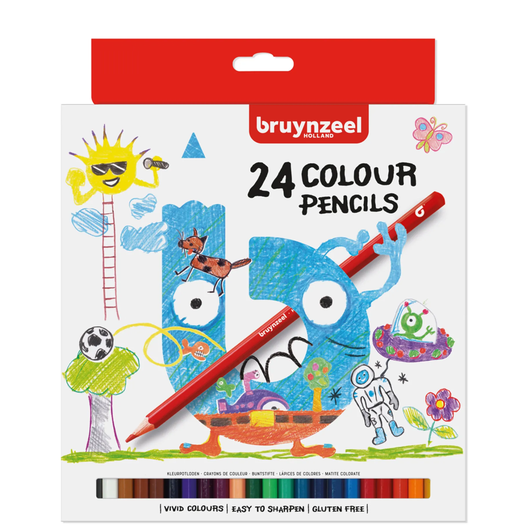 Tekenen / Kleuren>Bruynzeel Kleurpotloden 24 Stuks